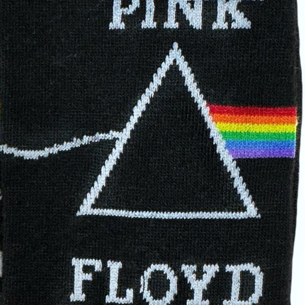 Pink Floyd Crew Socks Novelty Mid Calf Casual Dress Black Unisex Adult One Size - Picture 9 of 16